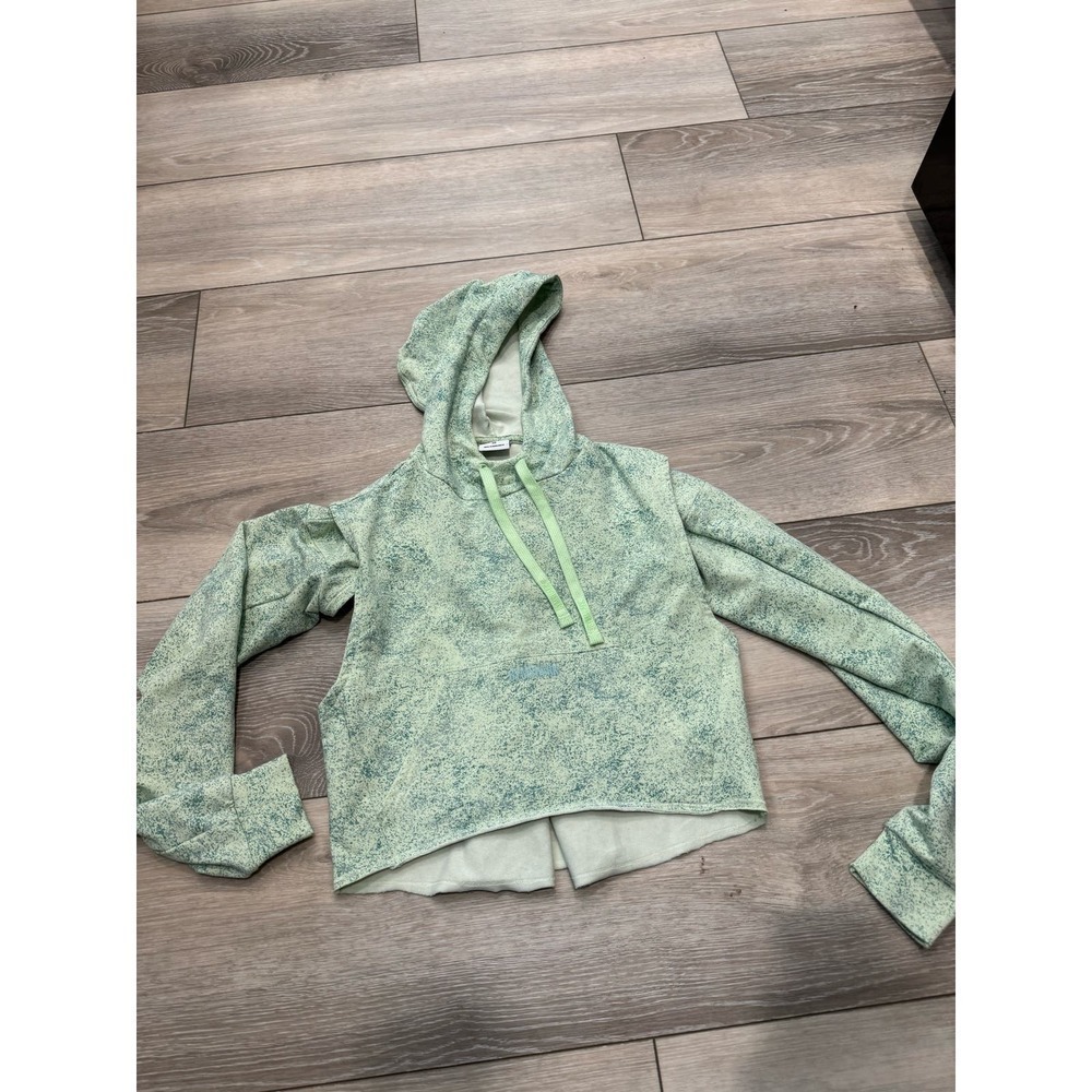 Gymshark Chalk Vented Pullover Hoodie in Light Sage